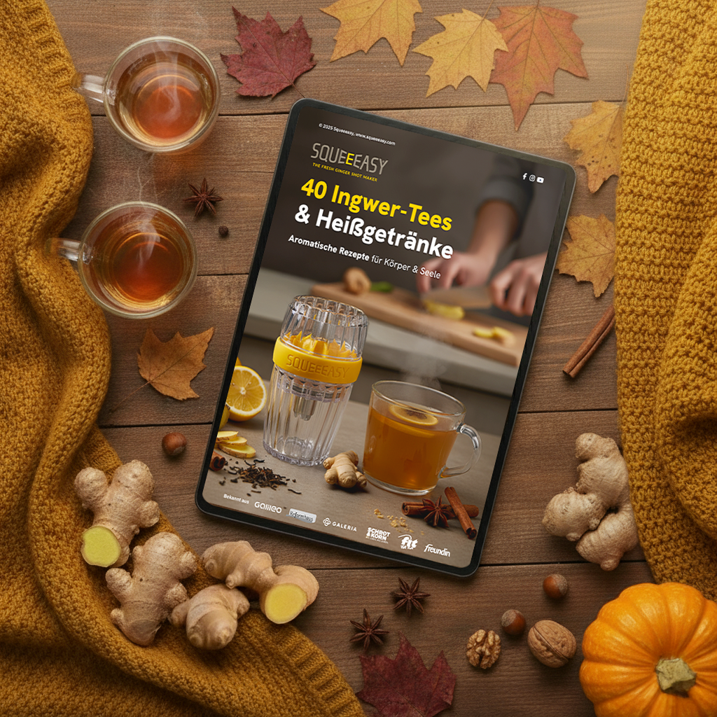 40 Ingwer-Tees & Heißgetränke: Aromatische Rezepte für Körper & Seele