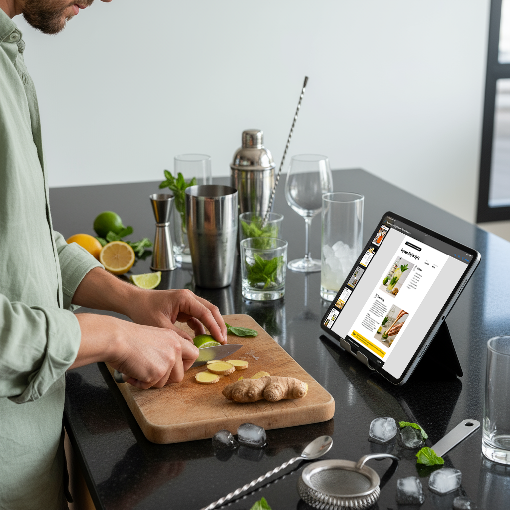 All-in-One: Ingwerpresse + Alle Ingwerrezepte