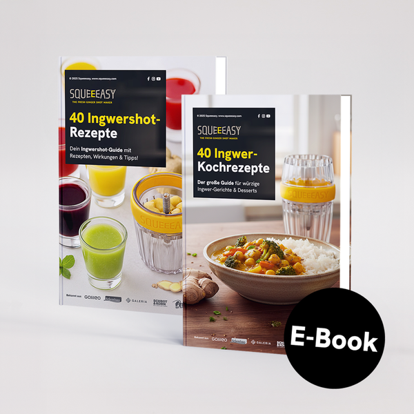 Gute-Vorsätze-Bundle: 80 Ingwershot- und Kochrezepte