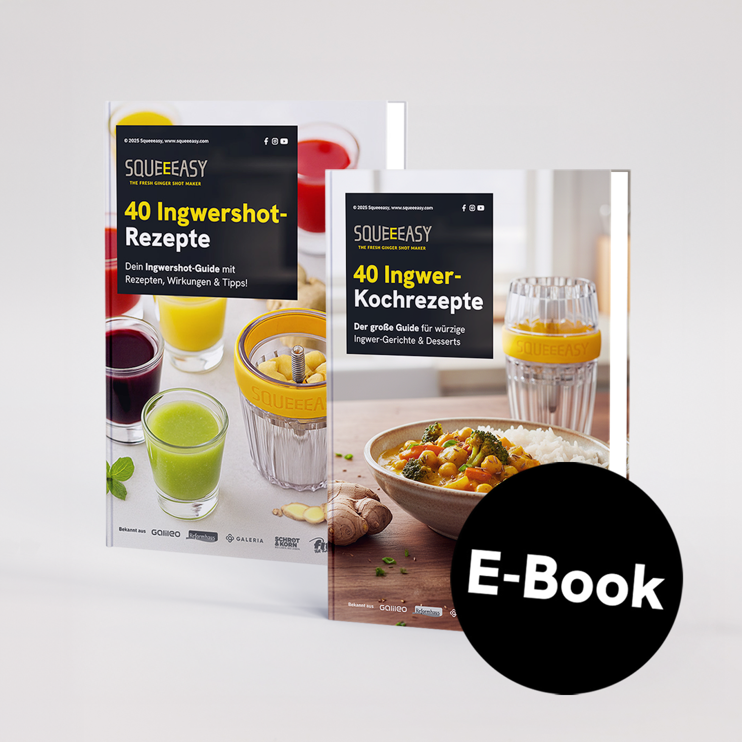 Gute-Vorsätze-Bundle: 40 Koch- und 40 Ingwershotrezepte für deinen Start in 2026