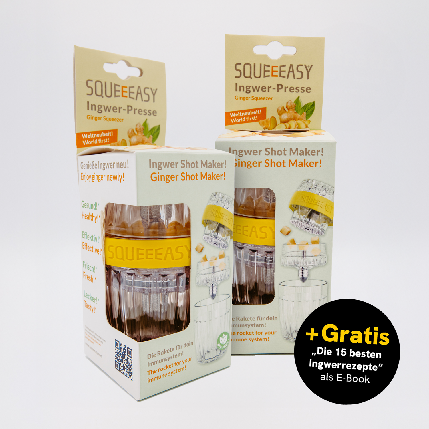 2er Pack Squeeeasy® Ingwerpresse